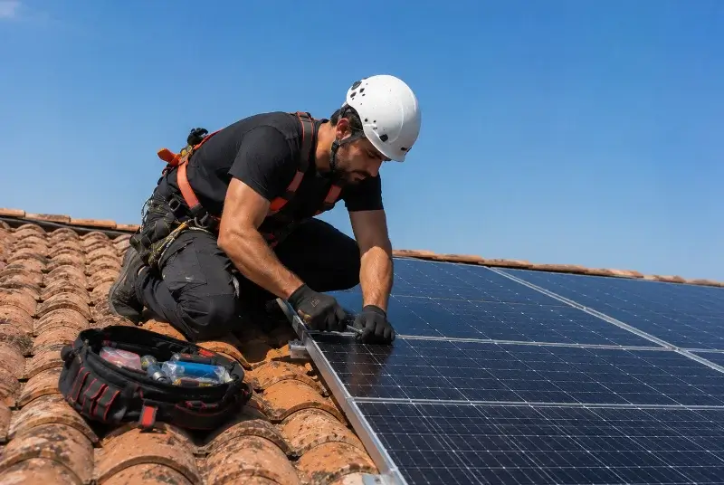 Maintenance et monitoring de panneaux solaires à Thorigny