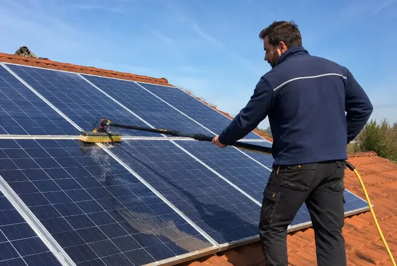 Nettoyage et entretien de panneaux solaires à Thorigny